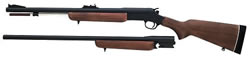 Rossi Single Shot Shotgun Muzzleloading Matched Pair S2050M 20 Gauge 50 Black Powder 3 in Walnut Stock Blue Finish