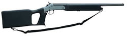 H&R Survivor Rifles SB141C, 410 Gauge/45 Long Colt, 20 in, Black Synthetic Stock, Blue Finish