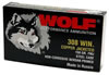 Wolf Rifle Ammunition 308CFMJ, 308 Winchester, Full Metal Jacket, 150 GR, 2800 fps, 500 Per Wolf Rifle Ammunition 308CFMJ, 308 Winchester, Full Metal Jacket, 150 GR, 2800 fps, 500 Per