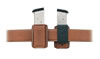 Galco Quick Magazine Carrier w/Ambidextrous Design, Black, Model QMC24B, For .357(auto stag poly mag), 40, 9mm(both staggered poly mag)