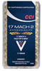 CCI V-Max Varmint Rimfire Ammunition 0048, 17 Mach 2, V-Max, 17 GR, 2010 fps, 50 Rd/bx