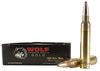 Wolf Gold Rifle Ammunition G300WSP1, 300 Winchester Mag, Jacketed Soft Point (SP), 165 GR, 3051 fps, 20 Rd/bx Wolf Gold Rifle Ammunition G300WSP1, 300 Winchester Mag, Jacketed Soft Point (SP), 165 GR, 3051 fps, 20 Rd/bx