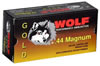 Wolf Gold Handgun Ammunition G44HP1, 44 Remington Mag, Jacketed Hollow Point (JHP), 240 GR, 1542 fps, 50 Rd/bx Wolf Gold Handgun Ammunition G44HP1, 44 Remington Mag, Jacketed Hollow Point (JHP), 240 GR, 1542 fps, 50 Rd/bx