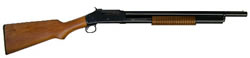 Interstate Norinco Trench Pump Action Shotgun VBR308NR4O 12 Gauge 20 in 2 3 4 in Chmbr Walnut Stock Blue Finish