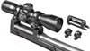Barska SKS Scope w/Base AC10882, 4x, 32mm, Matte, 30/30 Reticle