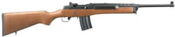 Ruger Mini-14 Ranch Rifle 5816, 223 Remington, 18 1/2 in, Semi-Auto, Hardwood Stock, Blue Finish, 20 Rd, 20 Rds