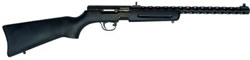 Puma Round BBL Semi-Auto Rimfire Rifle PPS10S, 22 Long Rifle, 16 1/4 in, Black synthetic Stock, Black Finish, 10 Rds