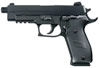 Sig P220 Pistol 220R45DSETB, 45 ACP, 4.9 in Threaded, Black Aluminum Grip, Black Finish, Adj Sights, 8 Rd