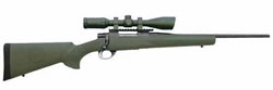 Howa  Hogue Rifle & Scope Combo Package  HGR63208G, 30-06 Springfield, 22 in, Green Syn Stock, Black Finish