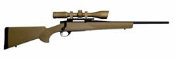 Howa  Hogue Rifle & Scope Combo Package  HGR62609S, 270 Winchester, 22 in, Sand Syn Stock, Black Finish