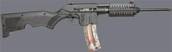 Kel-Tec SU 22 Semi-Auto Rifle SU22E, 22 Long Rifle, 16.1 in, Collapsible Stock, Black Finish