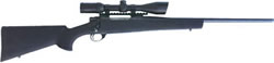 Howa  Hogue Rifle & Scope Combo Package  HGR36107B, 223 Remington, 20 in, Black Syn Stock, Blue Finish
