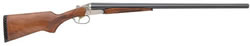 USSG MP210 Side By Side Shotgun 489524, 12 Gauge, 26 in, 3 in Chmbr, Walnut Stock, Blue/Silver Receiver Finish