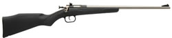 Crickett Single Shot Rifle 250SS, 22 Long Rifle, 16 1/8 in, Bolt Action, Carbon Black Stock, Stainless Steel Finish, 1 Rd