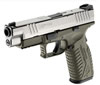 Springfield XD Pistol XDM9342HCSP, 40 S&W, 4.5 in, OD Green Synthetic Grip, Olive Drab/Stainless Finish, 16 Rd ( 2 Mags), Tritium Night Sights