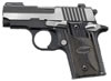 Sig P238 Pistol 238380EQ, 380 ACP, Pistol 2.7 in, Wood Grip, BiTone Finish, Night Sights, 6 Rd
