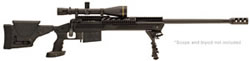 Savage 110 BA 18900, 338 Lapua Magnum, 26 in, Aluminum Stock, Black Finish