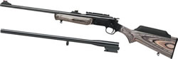 Rossi Matched Pair Youth Rifle S411220BL 22 LR 410 Gauge 22 in 18 5 in Black Laminate Stock Matte Blue Finish