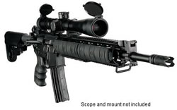 DPMS Panther Mark 12 Semi-Auto Tactical Rifle RFA3M12, 223 Remington/5.56 NATO, 18 in, Carbine 5-Pos Stock, Black Finish