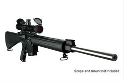 DPMS Panther 6.5 Creedmoor Semi-Auto Tactical Rifle RFLR65, 6.5 Creedmoor, 24 in, A2 w/Trapdoor Stock, Black Finish