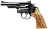 Smith & Wesson M15 Classic Revolver 150716, 38 Special, 4 in, Checkered Wood Grip, Blue Finish, 6 Rd