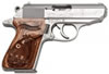 Walther PPK/S Semi-Auto Pistol 150782, 380 ACP, 3.35 in, Black Polymer Grip, Stainless Finish, 7 Rd