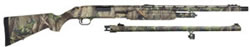 Mossberg 500 Combo Shotgun 54266, 12, 24 in VR & 24 in Fluted, 3 in Chmbr, Realtree HD Green Syn Stock, Realtree HD Finish