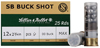 Sellier & Bellot Shotgun Ammuntion V211732U, 12 Gauge, 2-3/4", 27 Pellets, #4 Lead Buckshot, 25 Rd/bx