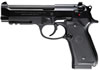 Beretta 92A1 Semi-Auto Pistol J9A9F11, 9MM, 4.9", Black Polymer Grips, Matte Blue Finish, 10 Rd