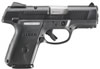 Ruger SR9C Compact Pistol 3314, 9mm, 3-1/2", Glass Filled Nylon Grip, Nitrodox Pro Black Finish, 17 Rd