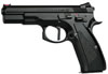 CZ USA CZ75 B Target Pistol 91149 9mm 4 7 in Aluminum Grip Black Polycoat Finish Fiber Optic front Novak rear Sights 16 Rd