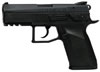 CZ-USA P07 Duty Pistol 91187, 40 S&W, 3.74 in, Polymer Grip, Black Polycoat Finish, Fixed 3 Dot Sights, 12 Rd