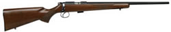 CZ-USA 455 American Rifle 02111, 22 Winchester Magnum, 22.5 in, Walnut Stock, Blue Finish