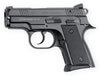 CZ-USA 2075 Rami Pistol 91750, 9mm, 3 in, Rubber Grip, Black Finish, Fixed Sights, 10/14 Rd