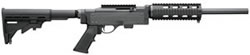 Remington 597 VTR Rifle 80882, 22 Long Rifle, 16 inHvy BBL, Collapsible Stock, Matte Black Finish, Rail, 10 Rd