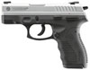 Taurus 809 Compact Pistol 1809049C, 40 Smith & Wesson, 3.5 in, Checkered Grip, Stainless Finish, 12 Rd
