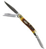 Columbia River Pocket Classic Stockman Folding Knife w/Long Clip Point/Spey/Sheepsfoot Plain Edge Blade (6063)