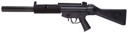 American Tactical 522 w/Fake Suppressor 522SDLB10, 22 Long Rifle, 9.05 in, Black synthetic Stock, Black Finish