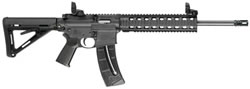 Smith & Wesson MP 15-22 MOE Semi-Automatic Rifle 811034, 22 Long Rifle, 16 in, Magpul Adjustable Buttstock Stock, Black Finish