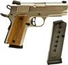 Howa Model 1911 Semi Automatic Pistol CIT45CSPBN 45 ACP 3 5 in Checkered Wood Grip Nickel Finish Novak Sights 6 Rd