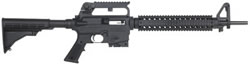 Mossberg 715T A2 Tactical 22 Rifle 37200, 22 Long Rifle, 18 in, Collapsible Stock, Black Finish, 10 Rd
