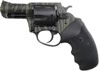 Charter Bulldog Tiger Strips Revolver 24420, 44 Special, 2.5 in, Black Rubber Grip, Stainless Black Stripe Finish, Fixed Sights, 5 Rd