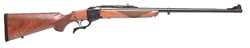 Ruger Medium Sporter Single Shot Rifle 11345, 300 H&H, 26 in, American Walnut Stock, Blue Finish