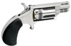 North American Wasp Snub North American22MSTW, 22 Magnum (WMR), 1.12 in, Black Synthetic Grip, Stainless Finish, 5 Rd