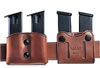 Galco Double Magazine Case Fits Belts 1 in -1 3/4 in Wide, Black, Model DMC26B, For Pistol .45/10mm(single col)