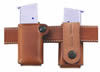 Galco Single Magazine Case w/One Way Snap, Tan, Model SMC24, For .357, .40, .45, or 9MM (Polymer Magazine)