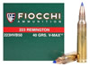 Fiocchi Rifle Ammunition 223HVB50, 223 Remington, Hornady V-Max Polymer Tip, 40 GR, 3650 fps, 50 Rd/bx Fiocchi Rifle Ammunition 223HVB50, 223 Remington, Hornady V-Max Polymer Tip, 40 GR, 3650 fps, 50 Rd/bx