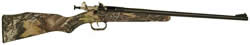 Crickett Single Shot Bolt Action Rifle, 163, 22 Long Rifle, 16 1/8 in, MOBU Stock, Blued Finish