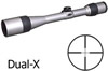 Weaver Grand Slam Rifle Scope 800590, 4.5x-14x, 40mm/Adjustable Obj, 1" Tube Dia, Silver, Dual-X Reticle