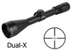 Weaver 40/44 Rifle Scope 849530, 3x-10x, 44mm, Matte Black, Dual-X Reticle